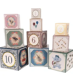 Konges Sløjd Stableklodser - 10 stk. - Numbers