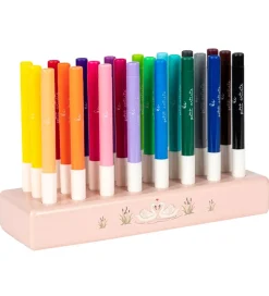 Konges Sløjd Tuscher i Træklods - 24 stk. - Mizum Big