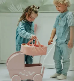 Krea Dukke m. Lift/Sengetøj - Rosa