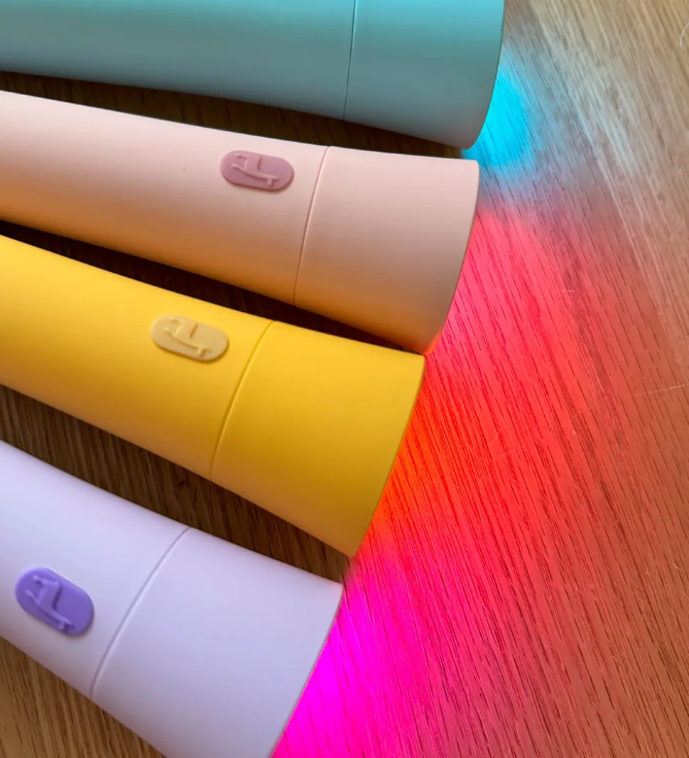 Lalarma Lommelygte - Color Change - 15 cm - Gul