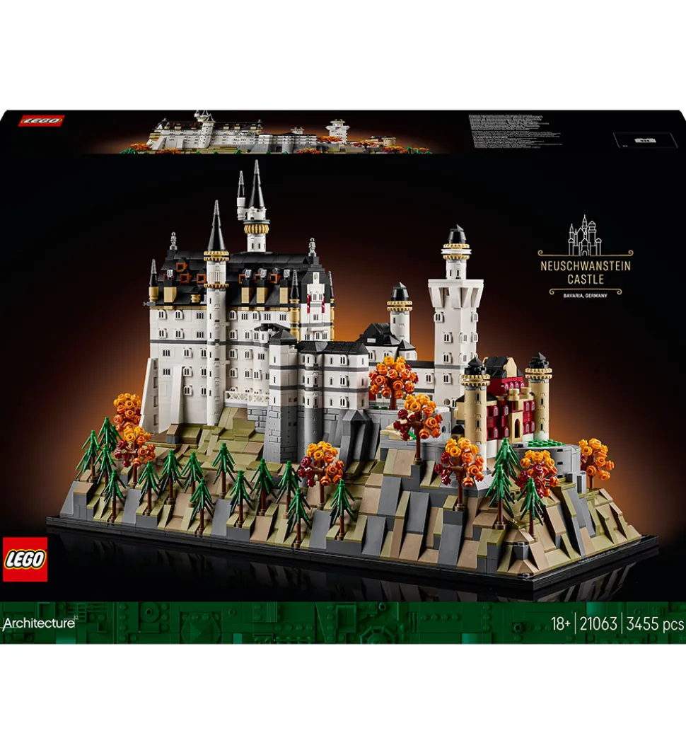 LEGO® Architecture - Neuschwanstein Slot 21063 - 3455 Dele