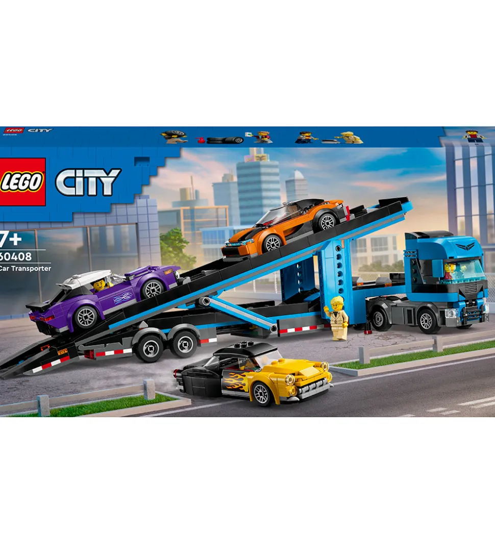 LEGO® City - Biltransport Med Sportsvogne 60408 - 998 Dele