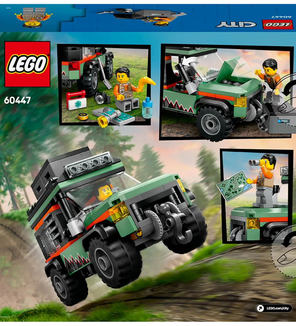 LEGO® City - Firhjulstrukket Bjerg-Offroader 60447 - 221 Dele