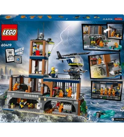 LEGO® City - Politiets fængselsø 60419 - 980 Dele