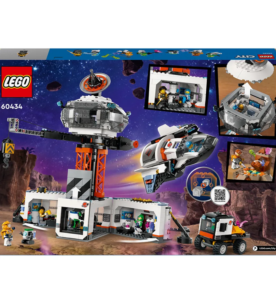 LEGO® City - Rumbase Og Raketaffyringsrampe 60434 - 1422 Dele
