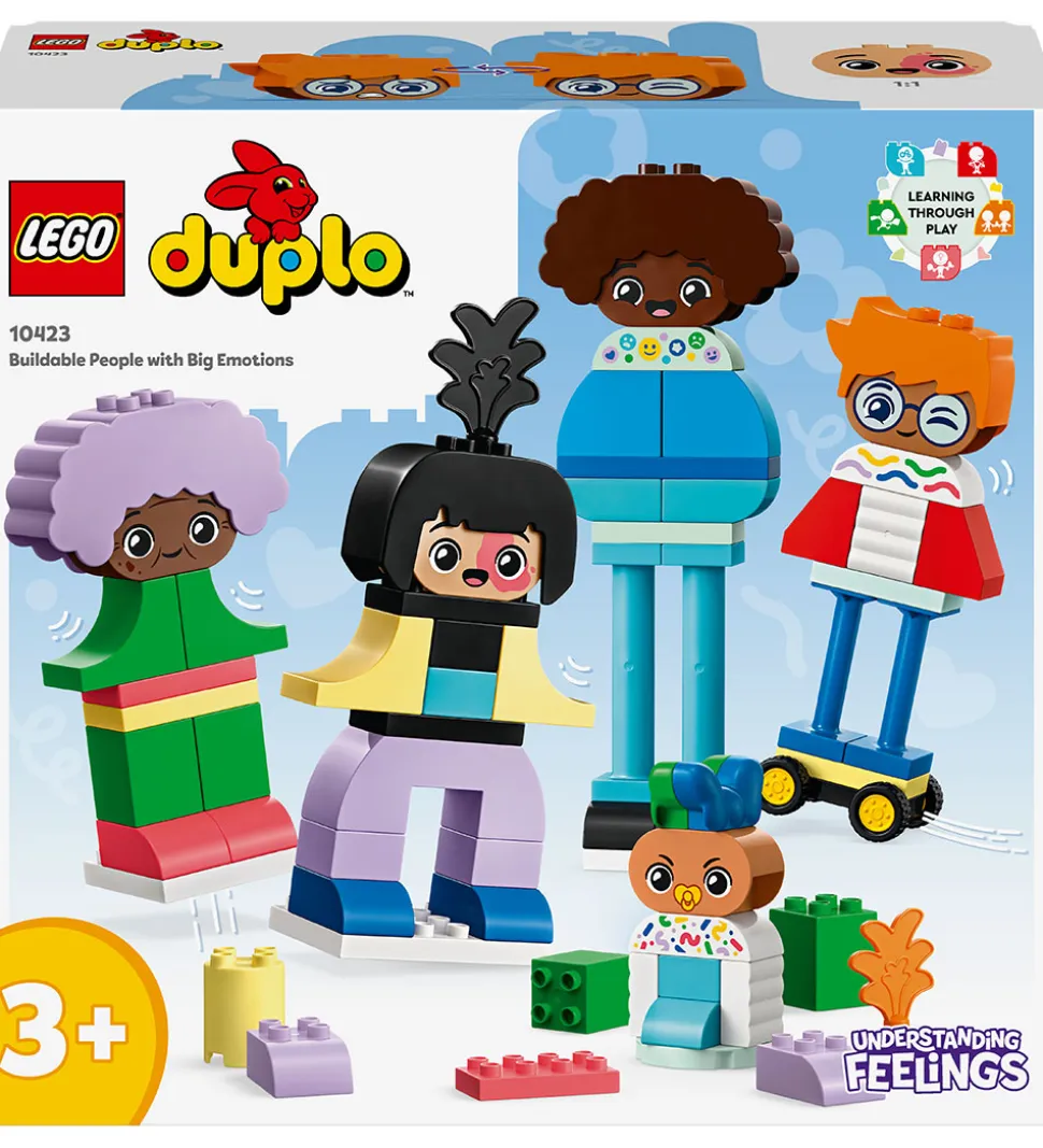LEGO® DUPLO® - Byg Selv-personer Med Store Fø... 10423 - 71 Dele