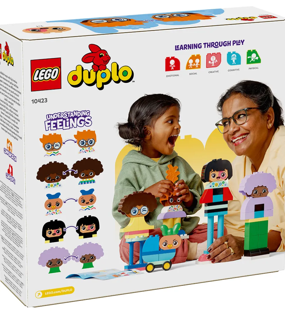 LEGO® DUPLO® - Byg Selv-personer Med Store Fø... 10423 - 71 Dele