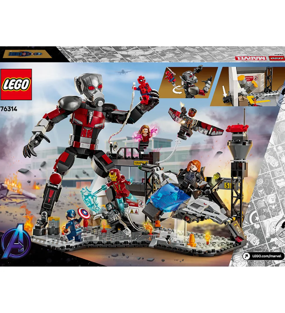LEGO® Marvel - Captain America Civil War-Act... 76314 - 736 Dele
