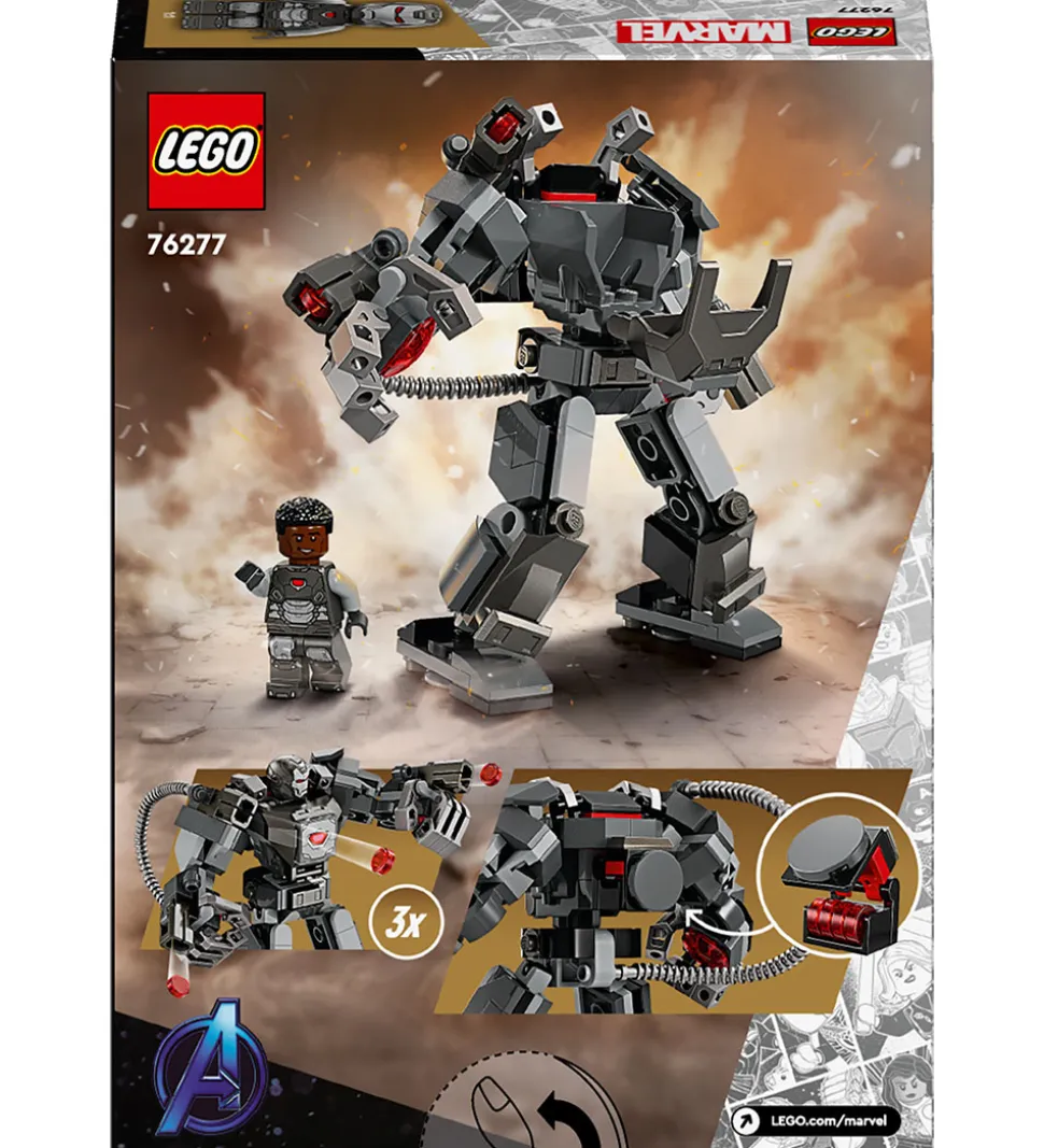 LEGO® Marvel Infinity Saga - War Machine-ka... 76277 - 154 Dele