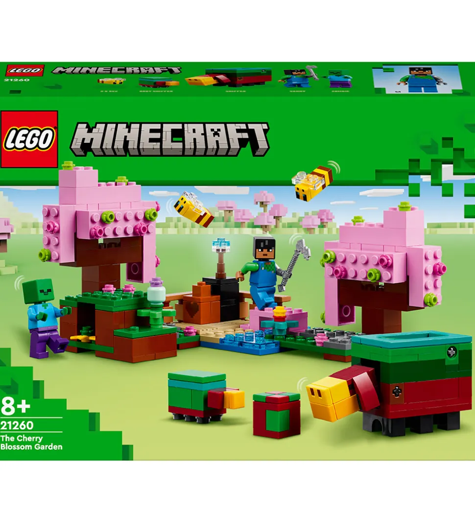 LEGO® Minecraft - Kirsebærtræhaven 21260 - 304 Dele