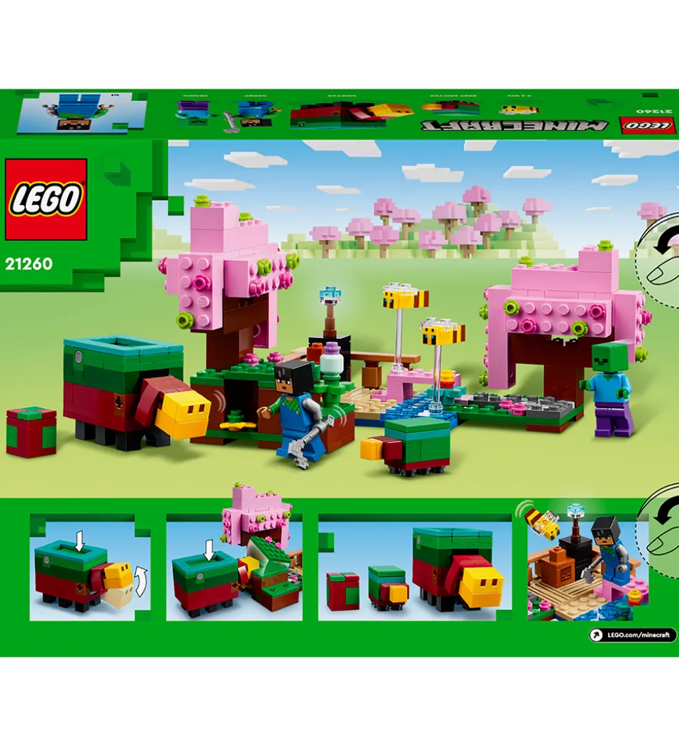 LEGO® Minecraft - Kirsebærtræhaven 21260 - 304 Dele