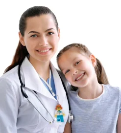 LEGO® Nøglering m. Lommelygte - LEGO® Female Doctor