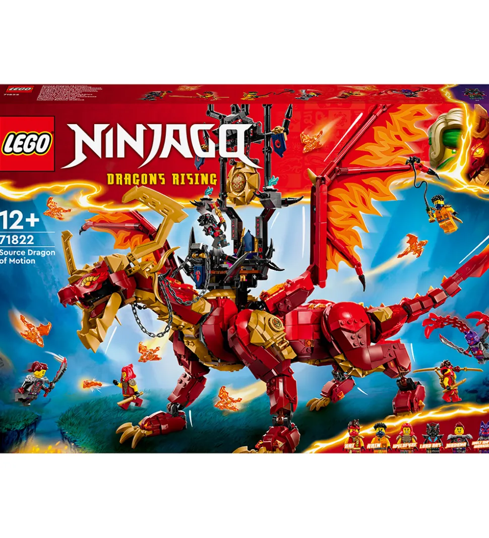 LEGO® Ninjago - Bevægelses-kildedrage 71822 - 1716 Dele