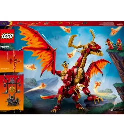 LEGO® Ninjago - Bevægelses-kildedrage 71822 - 1716 Dele