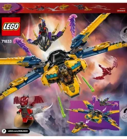 LEGO® Ninjago - Ras Og Arins Super Strom Jet 71833 - 510 Dele