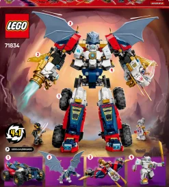 LEGO® Ninjago - Zanes Ultrakombirobot 71834 - 4-i-1 - 1187 Dele