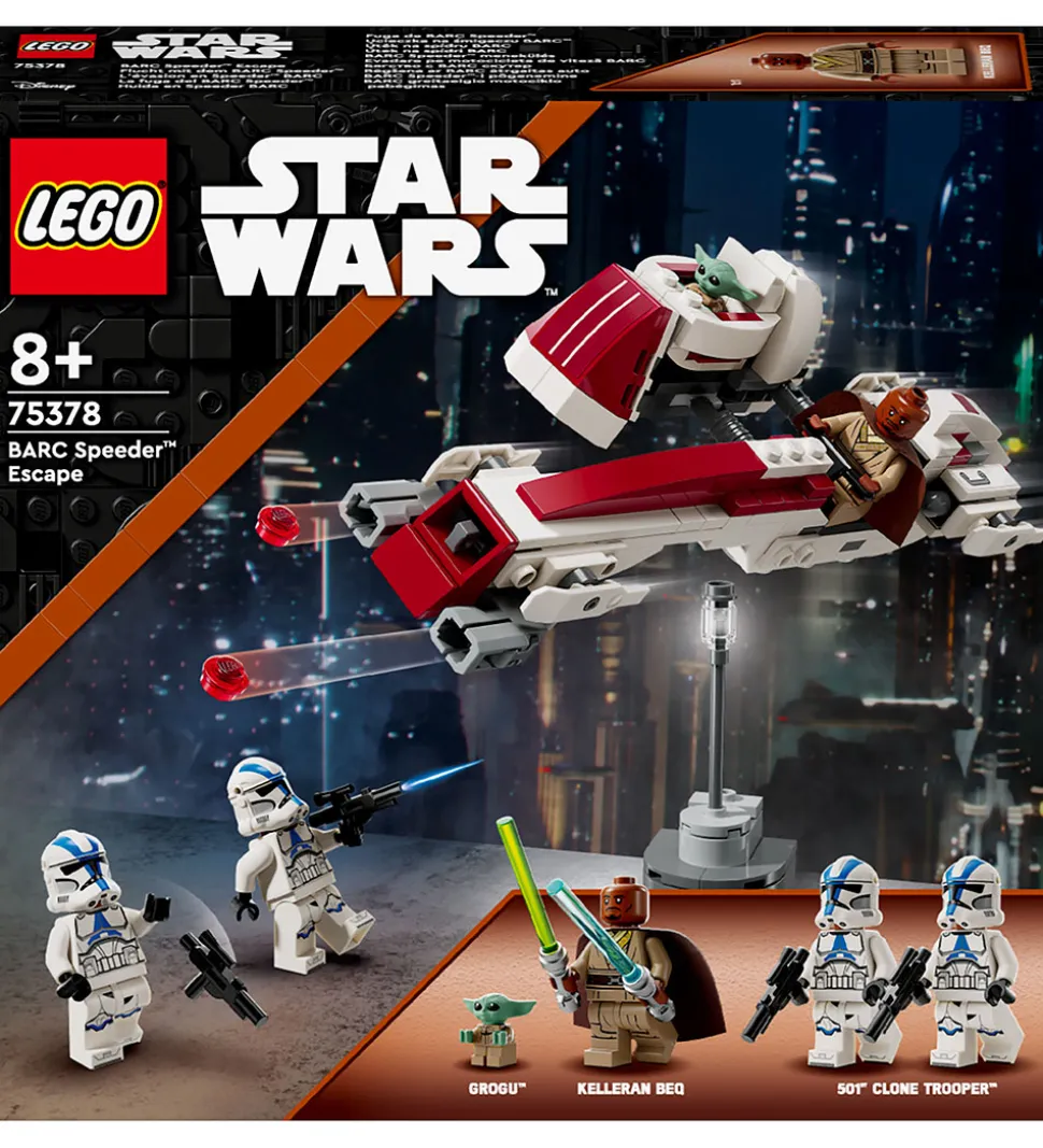 LEGO® Star Wars - Flugt På BARC-speeder 75378 - 221 Dele