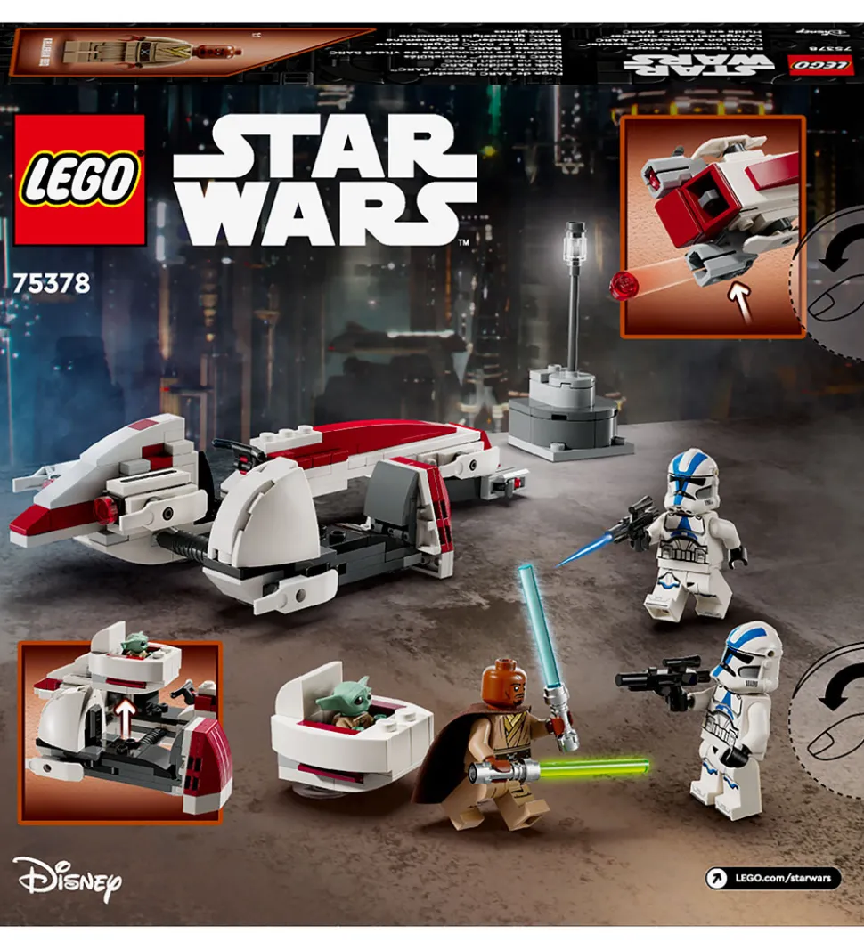 LEGO® Star Wars - Flugt På BARC-speeder 75378 - 221 Dele
