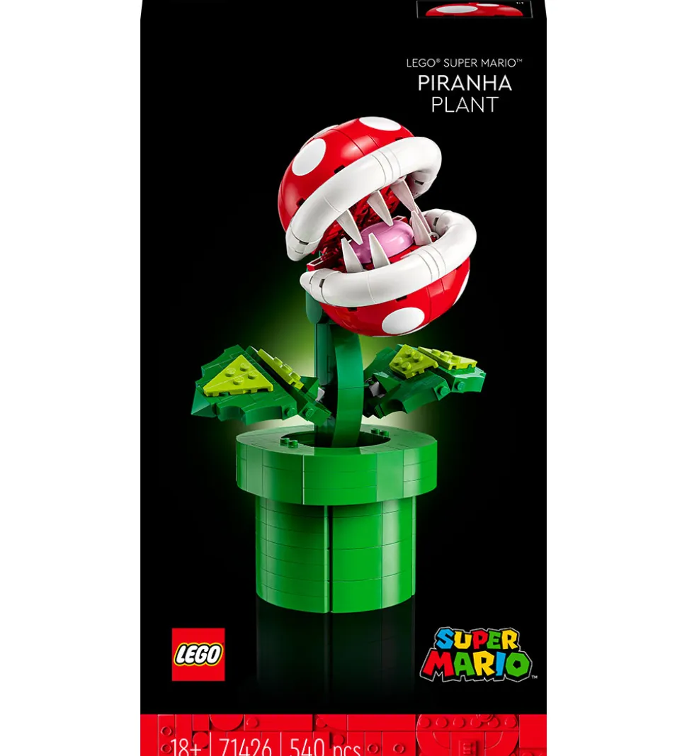 LEGO® Super Mario - Kødædende Plante 71426 - 540 Dele