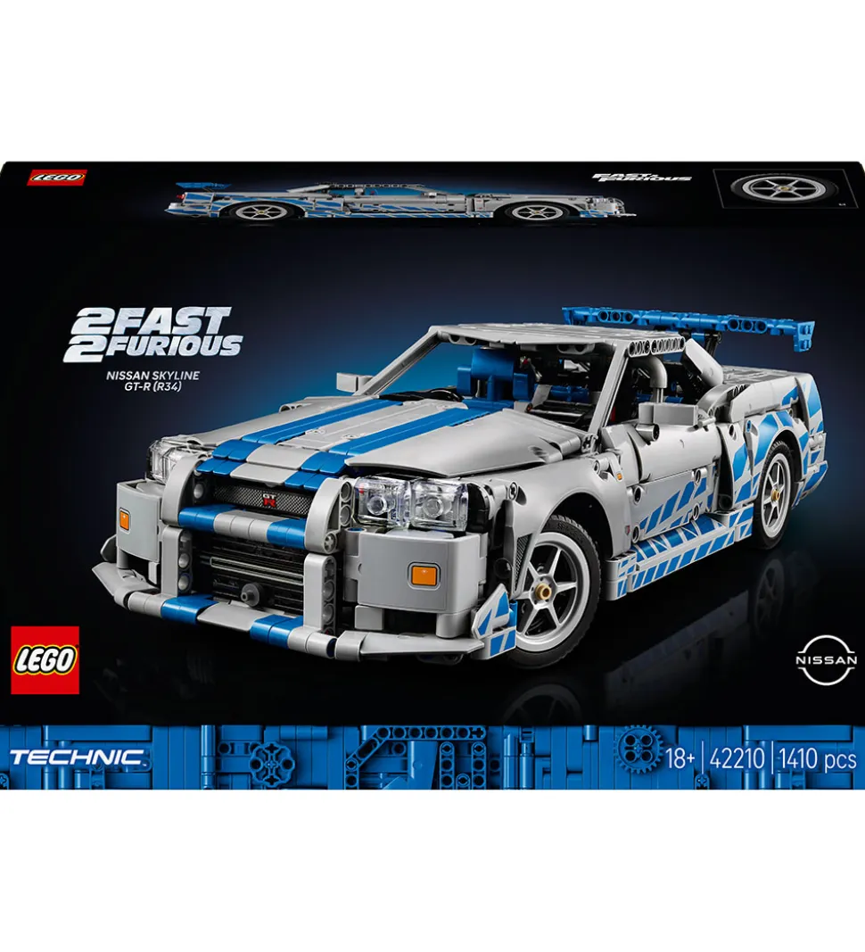 LEGO® Technic - 2 Fast 2 Furious Nissan Sky... 42210 - 1410 Dele