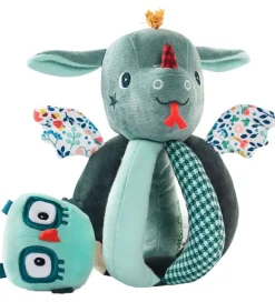 Lilliputiens Aktivitetslegetøj - Joe - Rangle m. Håndtag - Grøn