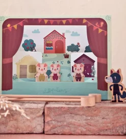 Lilliputiens Aktivitetslegetøj - Magnetisk Teater - Ulven