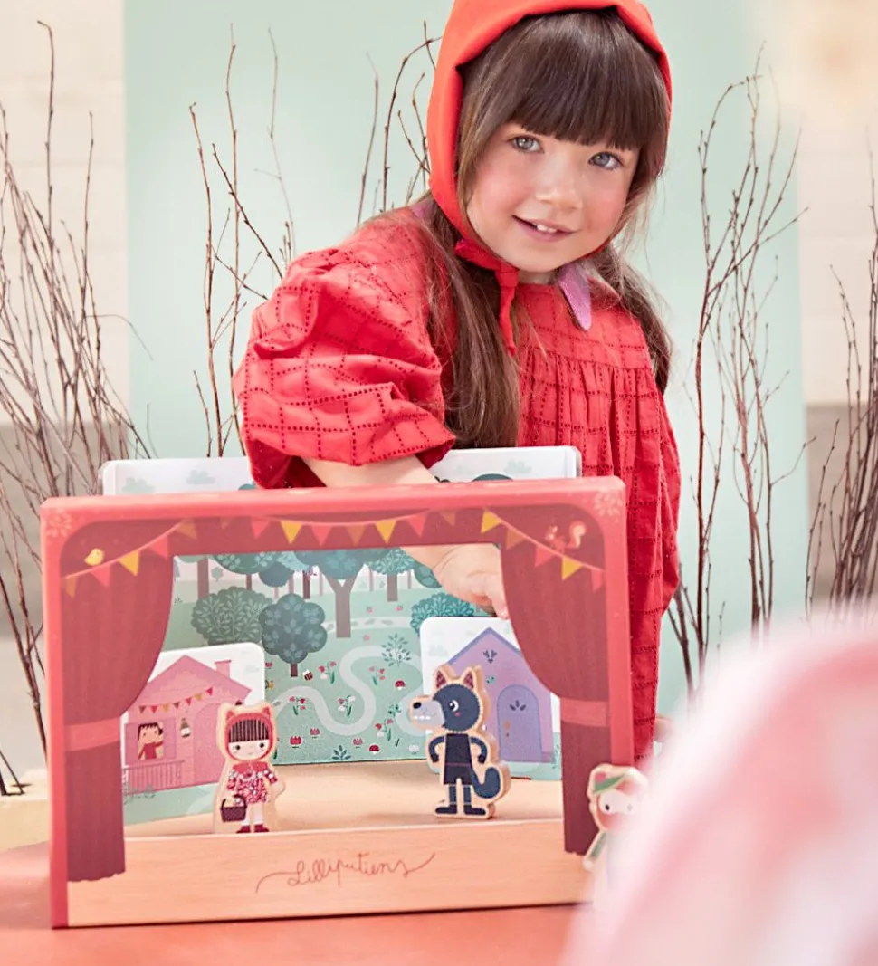 Lilliputiens Aktivitetslegetøj - Magnetisk Teater - Rødhætte