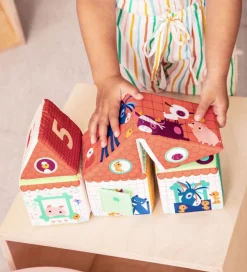 Lilliputiens Stableklodser - Farm House Stacking Cubes