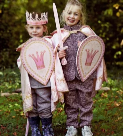 Liontouch Udklædning - Dronningekrone - Rosa