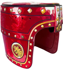 Liontouch Udklædning - Ridder-hjelm - Rød