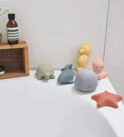 Lässig Badelegetøj - Naturgummi - Hval - Grå