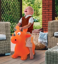 Ludi Hoppedyr - Dino - Orange