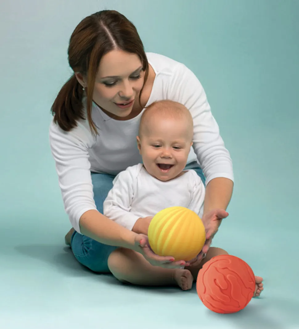 Ludi Sansebolde - 3-pak - Rød/Gul/Blå