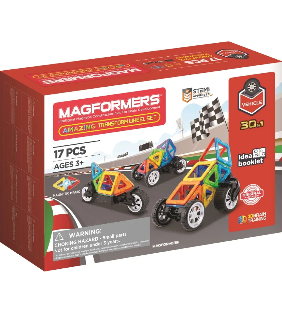 Magformers Amazing Transform Wheel Sæt - 17 dele