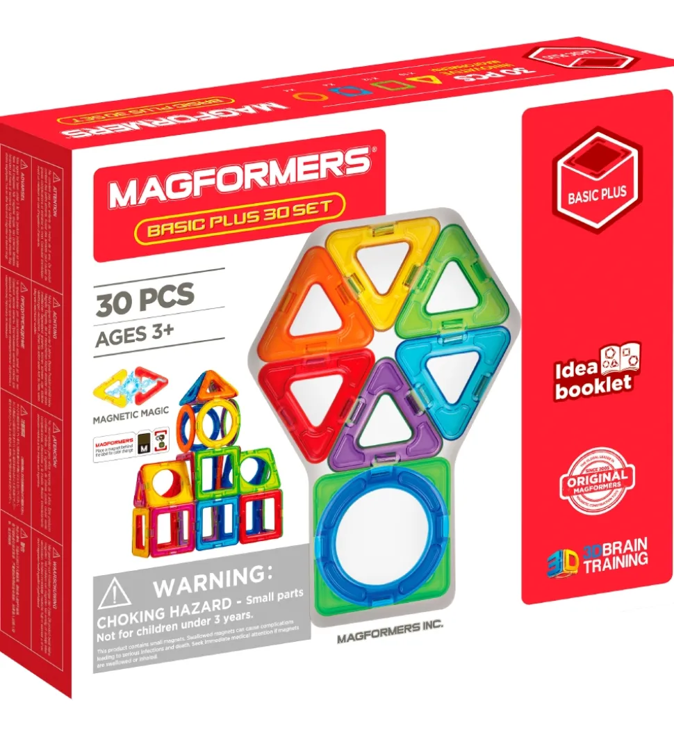 Magformers Basic Plus Sæt - 30 dele