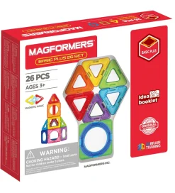 Magformers Magnetsæt - Basic Plus - 26 Dele
