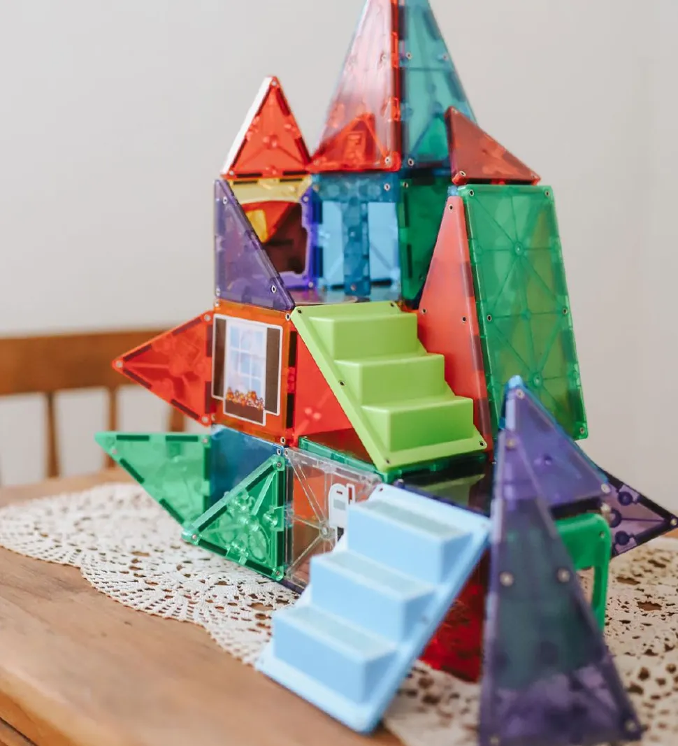 Magna-Tiles Magnetsæt - 28 Dele - Hus