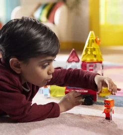 Magna-Tiles Magnetsæt - 27 Dele - Fire Rescue + MicroMAGS