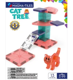 Magna-Tiles Magnetsæt - 13 Dele - Cat Tree + MicroMAGS