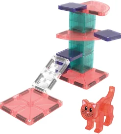 Magna-Tiles Magnetsæt - 13 Dele - Cat Tree + MicroMAGS