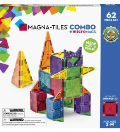 Magna-Tiles Magnetsæt - 62 Dele - MicroMAGS & Combo