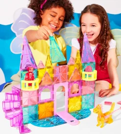 Magna-Tiles Magnetsæt - 48 Dele - Castle Deluxe + MicroMAGS