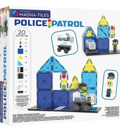Magna-Tiles Magnetsæt - 20 Dele - Police Patrol
