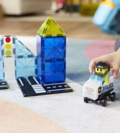 Magna-Tiles Magnetsæt - 20 Dele - Police Patrol