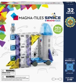Magna-Tiles Magnetsæt - 32 Dele - Space + MicroMAGS