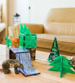 Magna-Tiles Magnetsæt - 25 Dele - Forest Animals