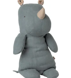 Maileg Bamse - Safari Friends - Næsehorn - Medium - Støvet Blå