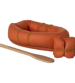 Maileg Gummibåd m. Tilbehør - Mus - Orange