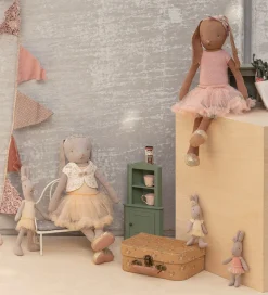 Maileg Kanin - Balletdragt Og Tylskørt - Str. 3 - Creme