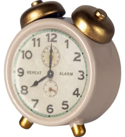 Maileg Miniature Vækkeur - Mus - Pudder